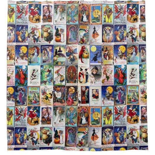 Halloween  Briefkaart Douchegordijn (Voorkant)