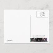 Halloween Briefkaart Gothic Witch en Devil Art (Achterkant)