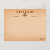 Halloween Briefkaart met kleine jongen en pompoene (Achterkant)