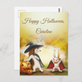  Halloween Briefkaart  stijl (Voorkant / Achterkant)