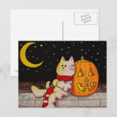 Halloween Briefkaart "Twinkle Twinkle" (Voorkant / Achterkant)