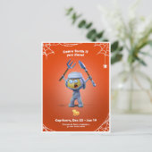 Halloween Briefkaart voor Capricorn (Staand voorkant)