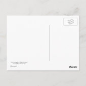 Halloween Briefkaart Witch Black Cat (Achterkant)