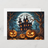 Halloween briefkaarten (Voorkant / Achterkant)