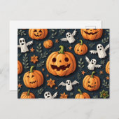 Halloween Briefkaarten (Voorkant / Achterkant)