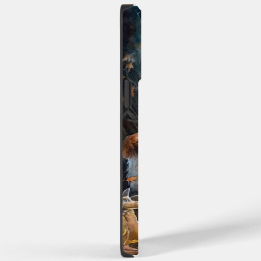 Halloween Brittany Spaniel met pompoenen eng Case-Mate iPhone Case (Achterkant / Rechts)