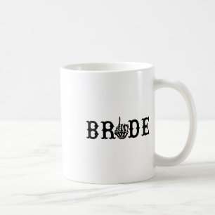 Halloween Bruid Bruidegom Skelet Tot De Dood Koffiemok