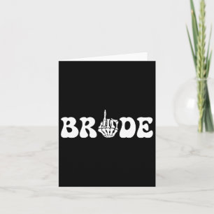 Halloween Bruid Bruidegom Skeleton Paar Match Kaart