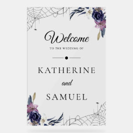 Halloween Bruiloft Acryl Welkom Bord