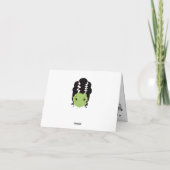 Halloween Bruiloft Bedankt Bruid van Frankenstein (Achterkant)