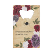 Halloween bruiloft gunst kredietkaart flessenopener (Voorkant)