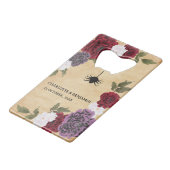 Halloween bruiloft gunst kredietkaart flessenopener (Voorkant Gekanteld)