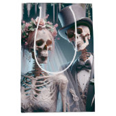 Halloween bruiloft paar medium cadeauzakje (Voorkant)
