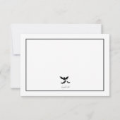 Halloween bruiloft RSVP Kaarten (Achterkant)