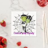 Halloween bruiloft servet (Insitu)