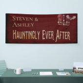 Halloween Bruiloft Spandoek (Beurs)