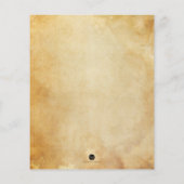 Halloween bruiloft uitnodigingen budget flyer (Achterkant)