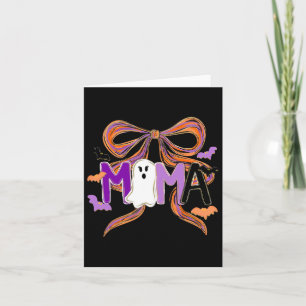 Halloween Brushstroke Boo Mama Spooky Coquette Pre Kaart