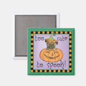 Halloween Bruxelles Griffon Magnet (Recto/Verso)