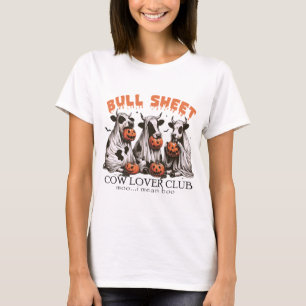 Halloween Bull Sheet Koe Lovers Club T-shirt