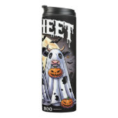 Halloween Bull Sheet / Stieren Grappig Thermosbeker (Geroteerd rechts)