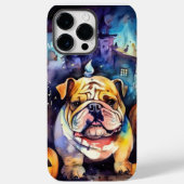 Halloween Bulldog met pompoenen eng Case-Mate iPhone Case (Achterkant)