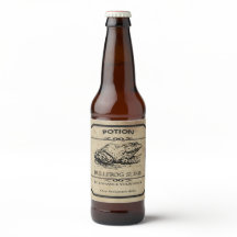Halloween Bullfrog Slime Apothecary Bier Label
