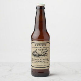 Halloween Bullfrog Slime Apothecary Bier Label Bier Etiket