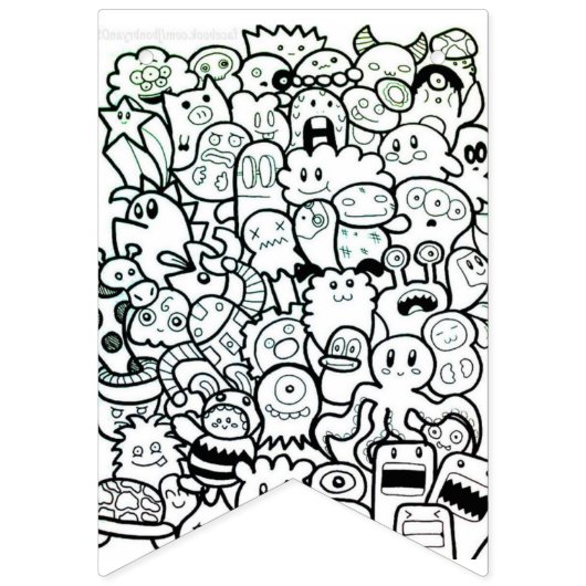 HALLOWEEN bundelbanner Vlaggetjes (Tweede vlag)