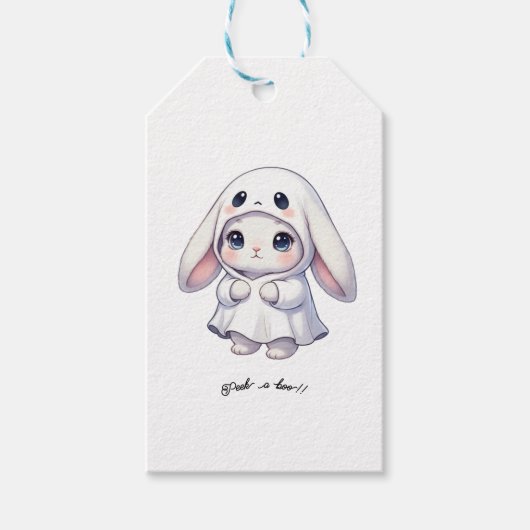 Halloween Bunny  Cadeaulabel (Voorkant)