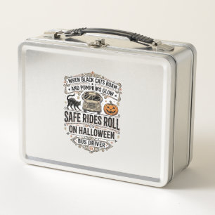 Halloween Buschauffeur Spooky Vintage Gravure Shir