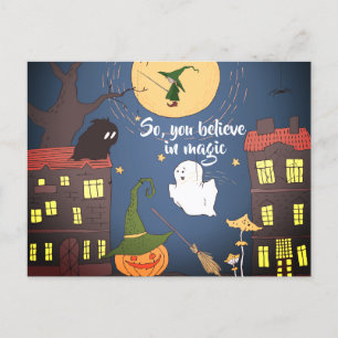 Halloween Business Mortgage Real Estate Hartelijk Aankondigingskaart