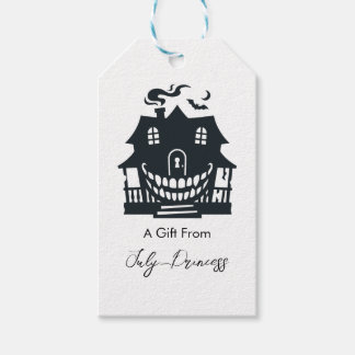 Halloween cadeaubijslagers, gepersonaliseerde cade cadeaulabel