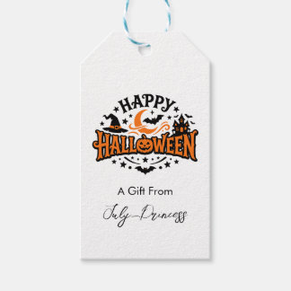 Halloween cadeaukaartjes, gepersonaliseerde cadeau cadeaulabel