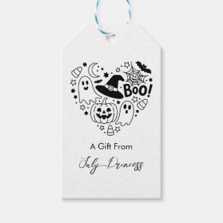 Halloween cadeaukaartjes, gepersonaliseerde cadeau cadeaulabel