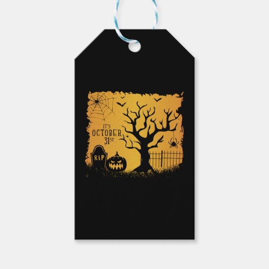 Halloween Cadeaulabel (Voorkant)