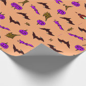 Halloween Cadeaupapier (Hoek)