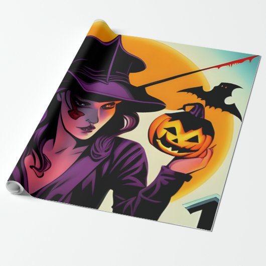 Halloween Cadeaupapier (Uitgerold)