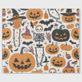 Halloween cadeaupapier (Vlak)