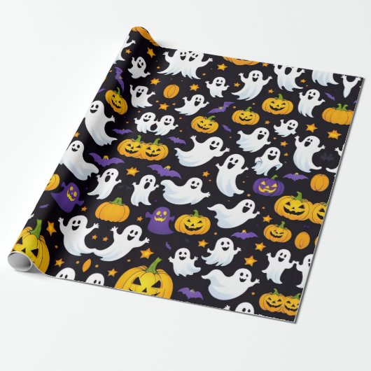 HALLOWEEN CADEAUPAPIER (Uitgerold)