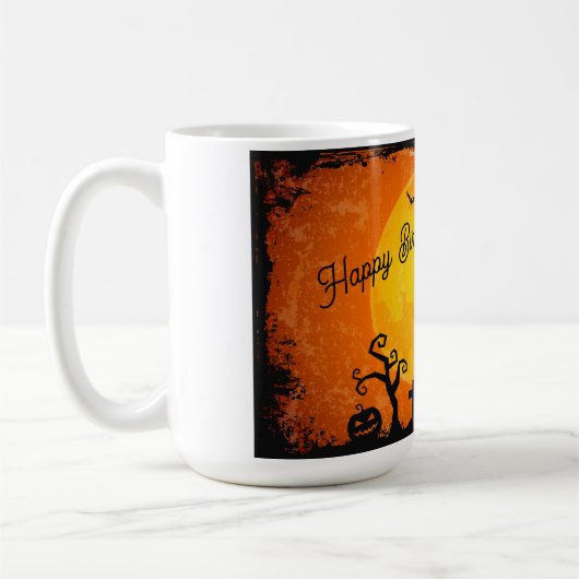 Halloween Café Mug Anniversaire (Gauche)