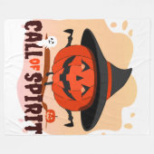 Halloween Call of Spirit Fleece Deken (Voorkant (Horizontaal))