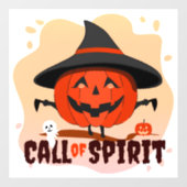 Halloween Call of Spirit Raamsticker (Vel)
