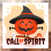 Halloween Call of Spirit Raamsticker (Vel 2)