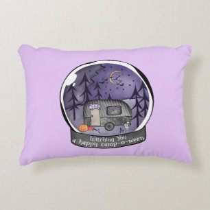 Halloween Camper in a Snowball Accent Kussen