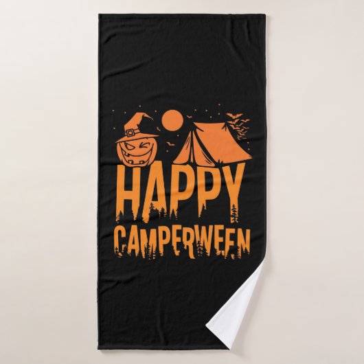 Halloween Camper Nature (Serviette de bain)