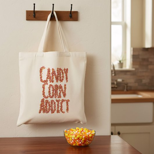 Halloween Candy Corn Addict Canvas tas
