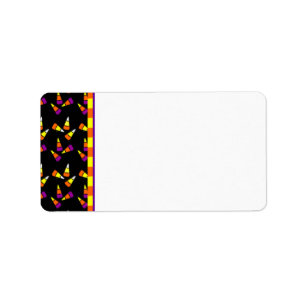 Halloween Candy Corn Adresetiketten Etiket