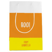 Halloween Candy Corn Boo Medium Cadeauzakje (Voorkant)