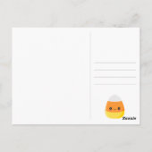 Halloween Candy Corn Briefkaart (Achterkant)